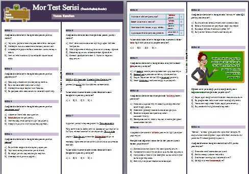 8. Sınıf Mor Test Serisi: Yazım Kuralları