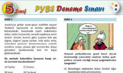 5. Sınıf Bursluluk Deneme Sınavı