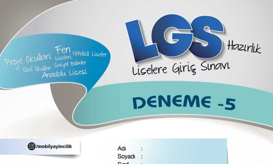 LGS Deneme Sınavı – Mobil Yayıncılık