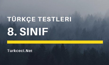 8. Sınıf Türkçe Testleri