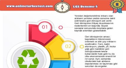 LGS Türkçe Deneme Sınavları (Onlineturkcetest)