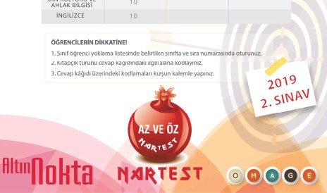 Nartest Mart Ayı LGS Kurumsal Deneme Sınavı