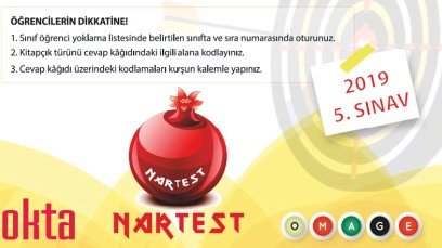 Nartest Mayıs Ayı LGS Kurumsal Deneme Sınavı – 2