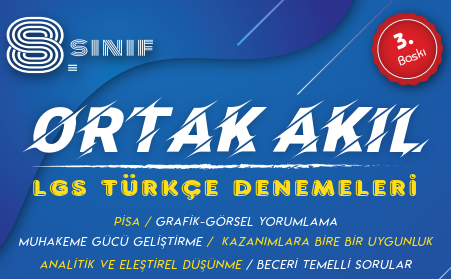 2019-2020 Ortak Akıl Türkçe Denemesi (8. Sınıf)