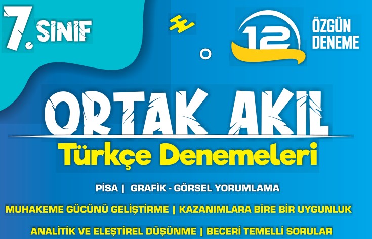 Ortak Akıl 7. sınıf Türkçe Deneme Sınavı