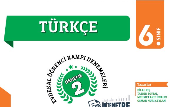 6. Sınıf Türkçe #evdekal Deneme Sınavı (Model Yayınları)