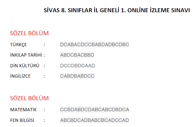 Sivas Mem 8 Sinif Kopru Denemesi Turkceci Net
